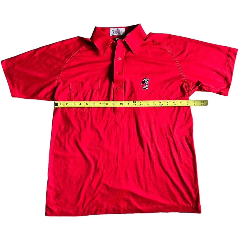 Vintage Disney Fashions Men's Medium Mickey Mouse Golf Polo Shirt - Picture 6 of 10